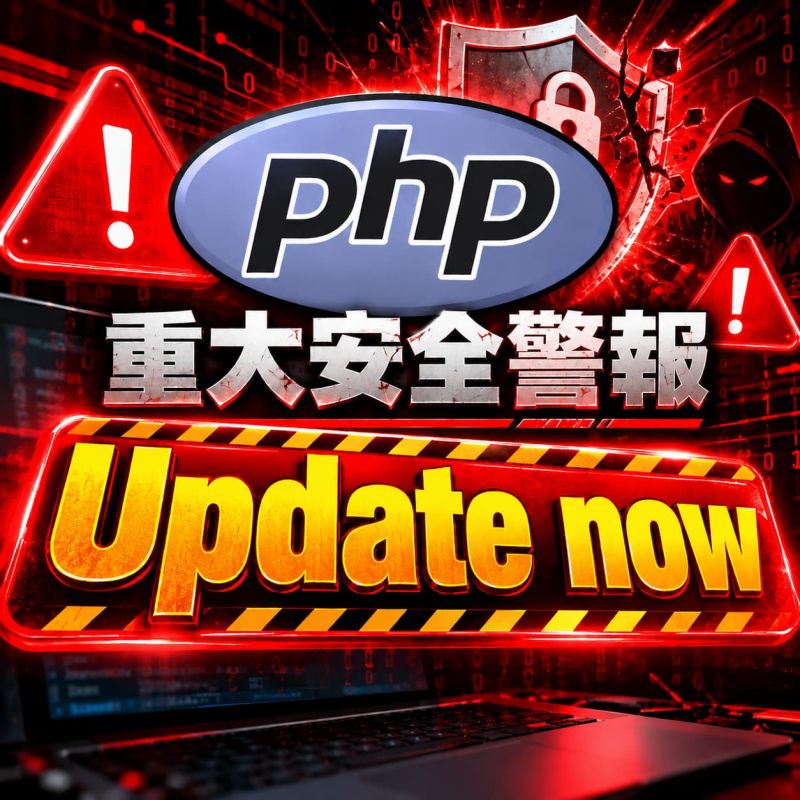 PHP 重大安全警報：立即更新